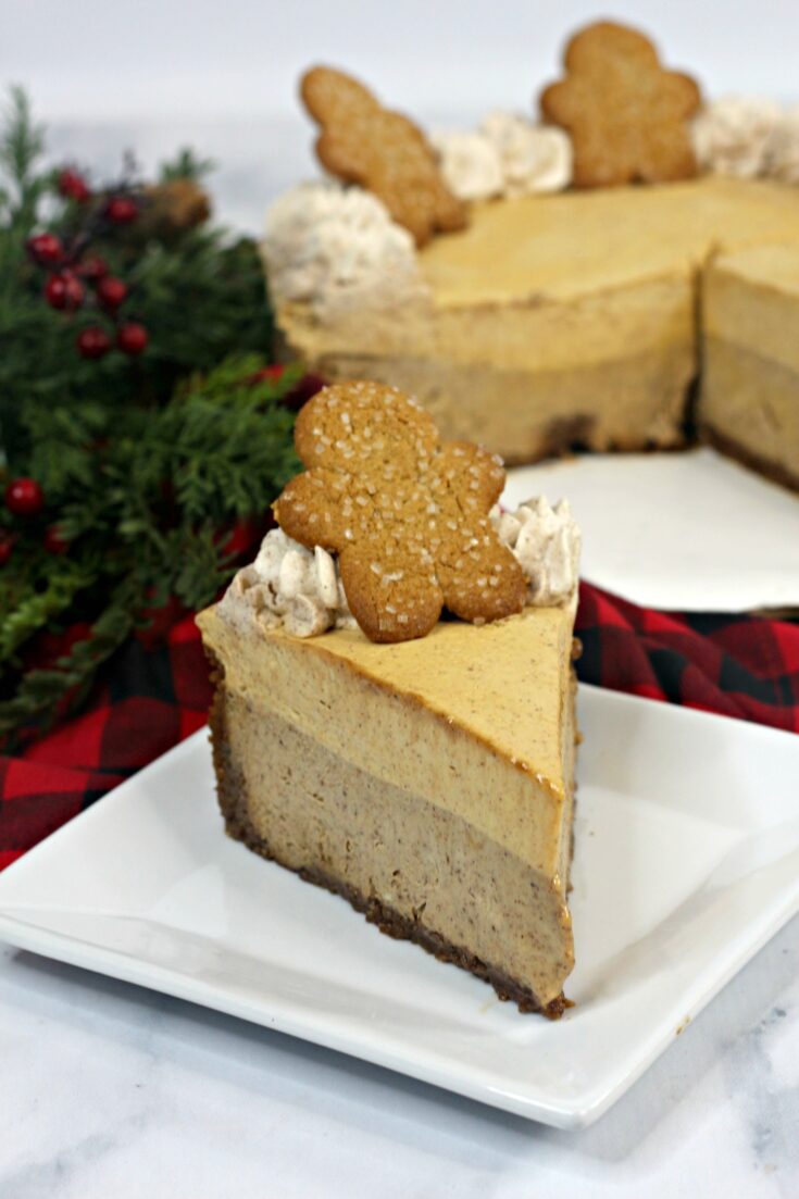 The Best Gingerbread Cheesecake Ever