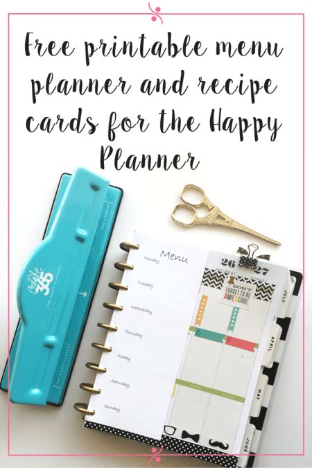 Free Printable Meal Planners for Busy People 9