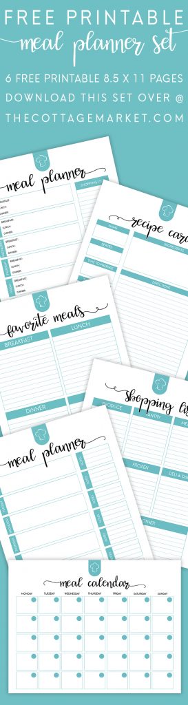 Free Printable Meal Planners for Busy People 11