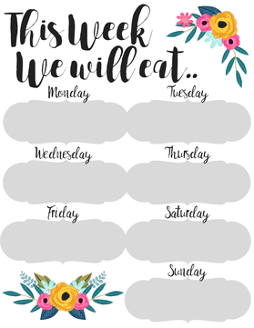 Free Printable Meal Planners for Busy People 13