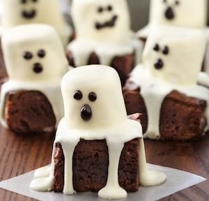 Spooky Boo Brownies