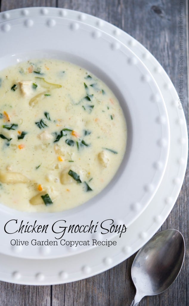 Olive Garden Chicken Gnocchi Soup