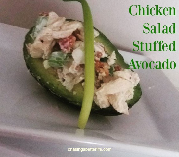 Chicken Salad Stuffed Avocado 7