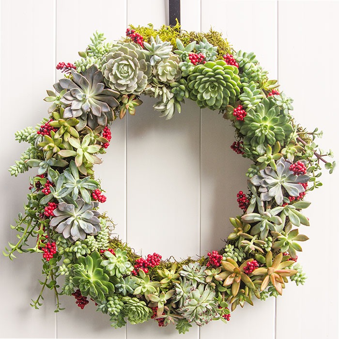 50+ Festive Wreaths To Deck Your Door For The Holidays 39
