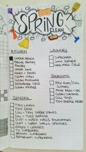 10 Bullet Journal Cleaning Layouts For Anyone Trying To Be Clean 2