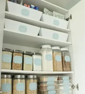 Dollar Store Container Pantry