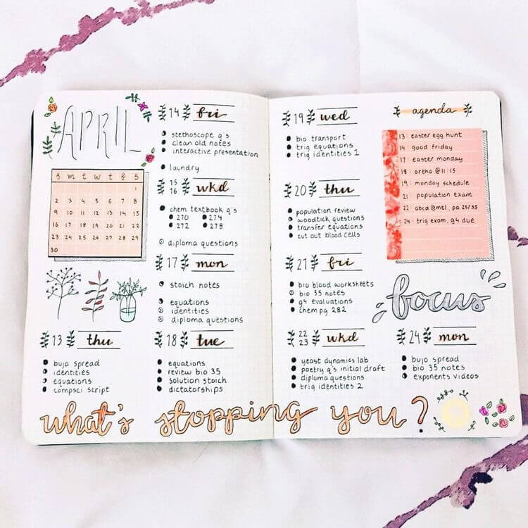 30+ Bullet Journal Spreads That'll Start Your New Year Organized and ...