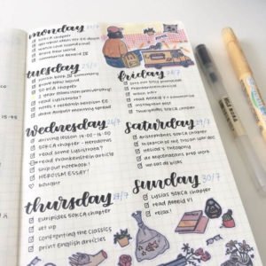 30+ Bullet Journal Spreads for Organization and Productivity That'll Boost Your Organization and Productivity in the New Year 27