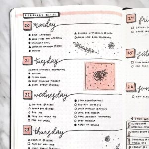 30+ Bullet Journal Spreads for Organization and Productivity That'll Boost Your Organization and Productivity in the New Year 6