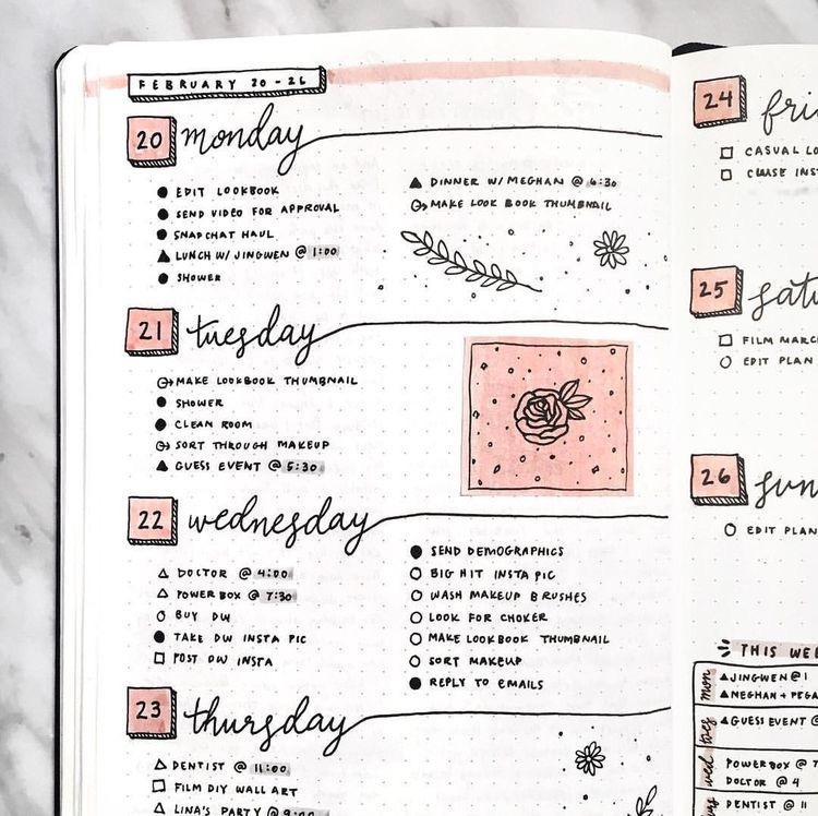 30+ Bullet Journal Spreads That'll Start Your New Year Organized and ...