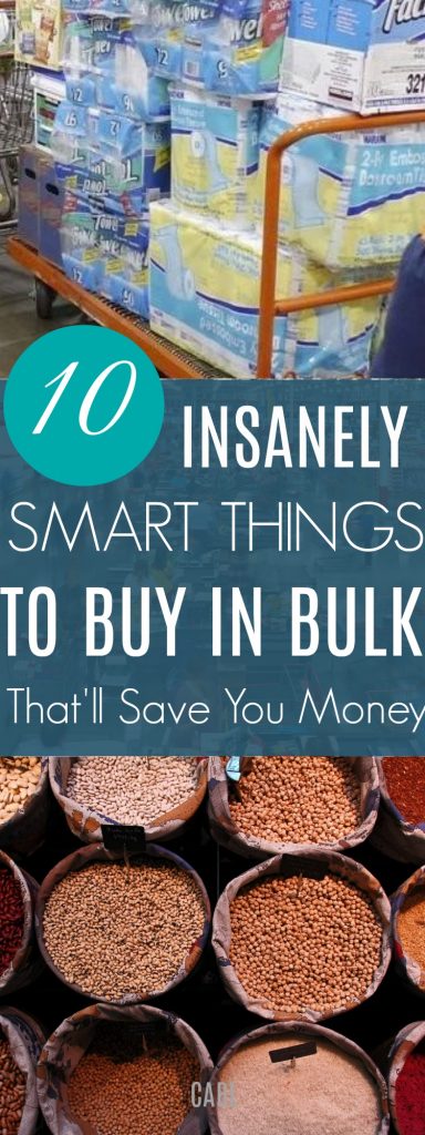 10 Insanely Smart Things To Buy In Bulk That'll Save You Money 2