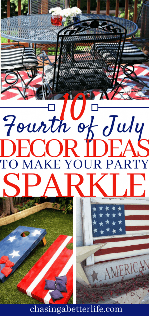 These 4th of July ideas are great! I know I'll be doing some of these to get ready for our party! So pinning! #FourthofJuly #4thofjuly #celebrate #summer