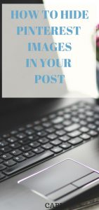 How To Hide Images In Your Blog Post 1