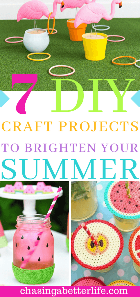 These summer projects are amazing...and so cheery! I can't wait to make some for my home! So pinning! #DIY #summer #cheery #projects