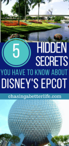 Wow! These Disney secrets will come in handy for my trip to Epcot! Using them to plan right now! So pinning!