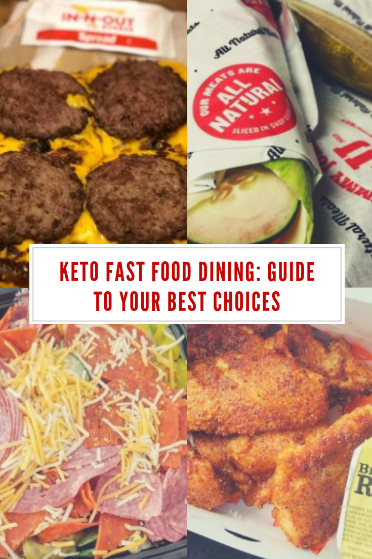 Keto Fast Food 4 Point Menu Guide | Chasing A Better Life | Lifestyle ...