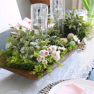 40 Easy & Inexpensive Centerpieces for Spring & Easter 30