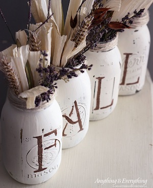 70 Mason Jar Crafts for Fall & Halloween 17