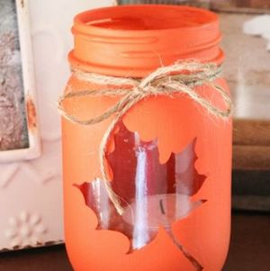 70 Mason Jar Crafts for Fall & Halloween 11