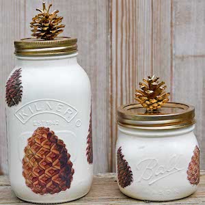 70 Mason Jar Crafts for Fall & Halloween 14