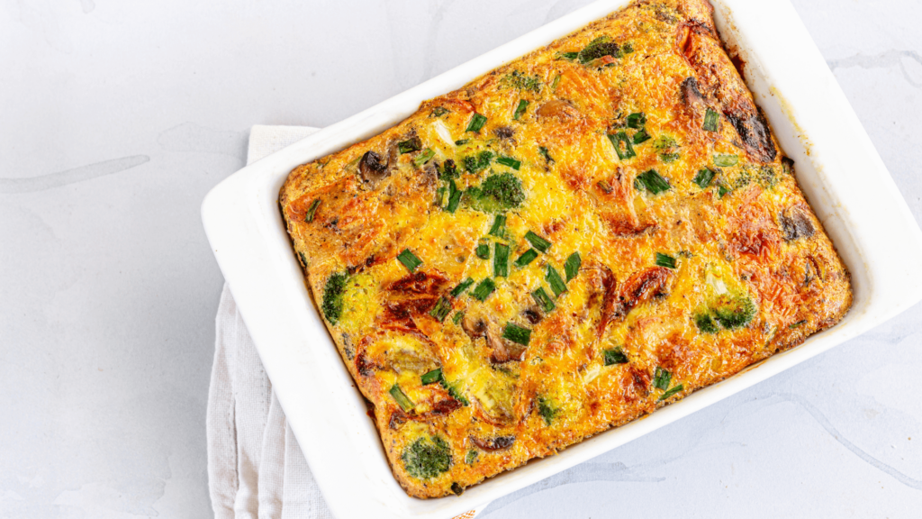 Low Carb Keto Egg and Bacon Breakfast Casserole
