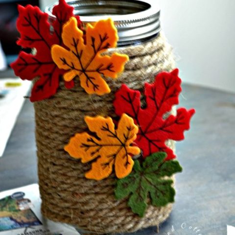 70 Mason Jar Crafts For Fall & Halloween