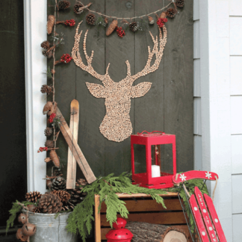 110+ Festive Farmhouse Christmas Decor DIY Ideas 15
