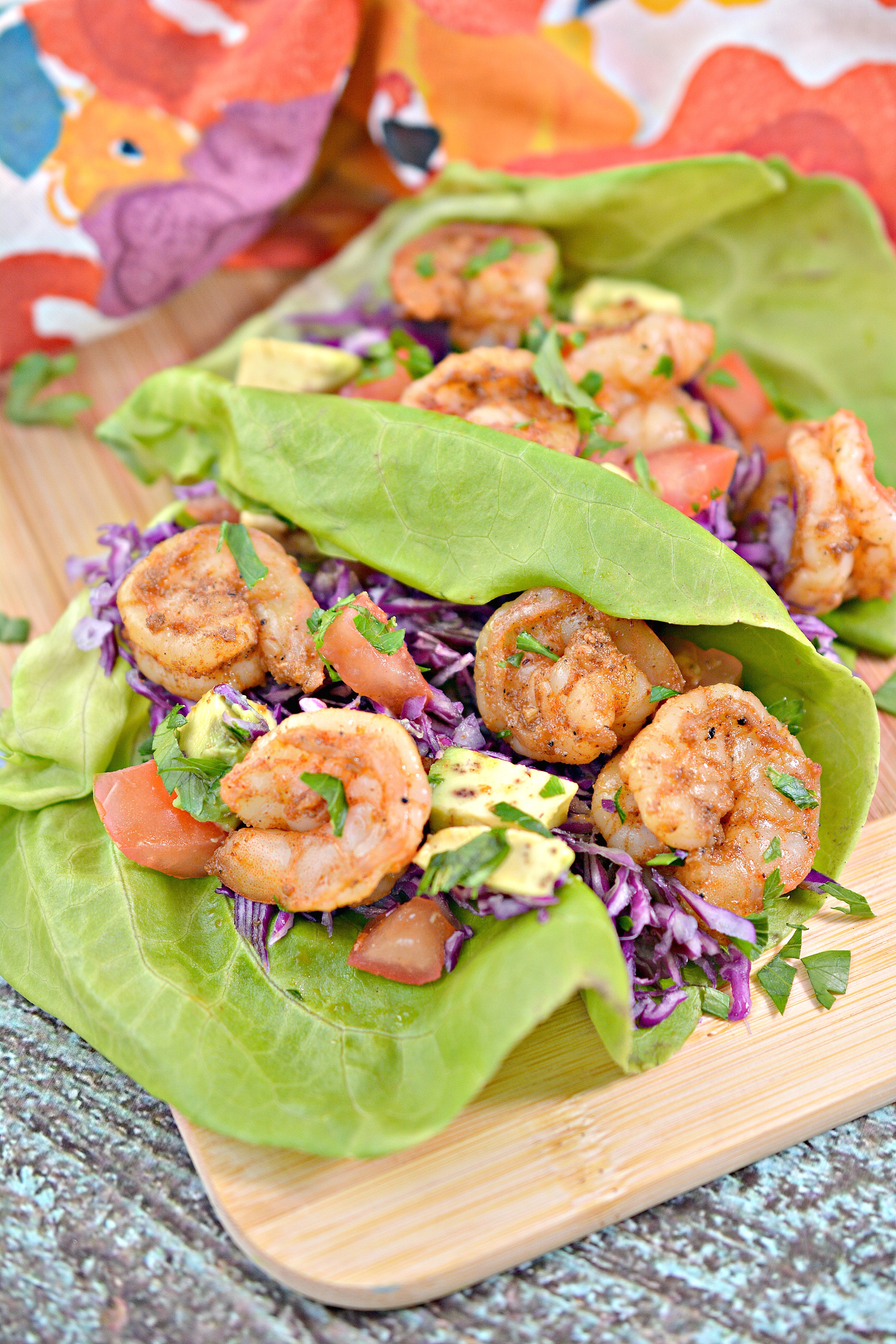 Keto Shrimp Taco Lettuce Wraps 10