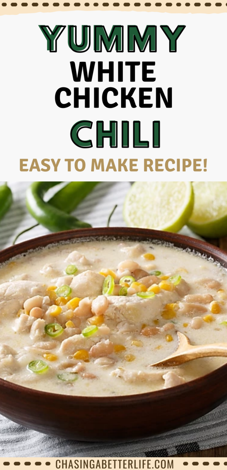 Mouth-Watering & Hearty White Chicken Chili