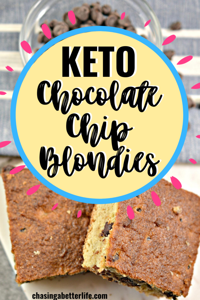 Keto Chocolate Chip Blondies