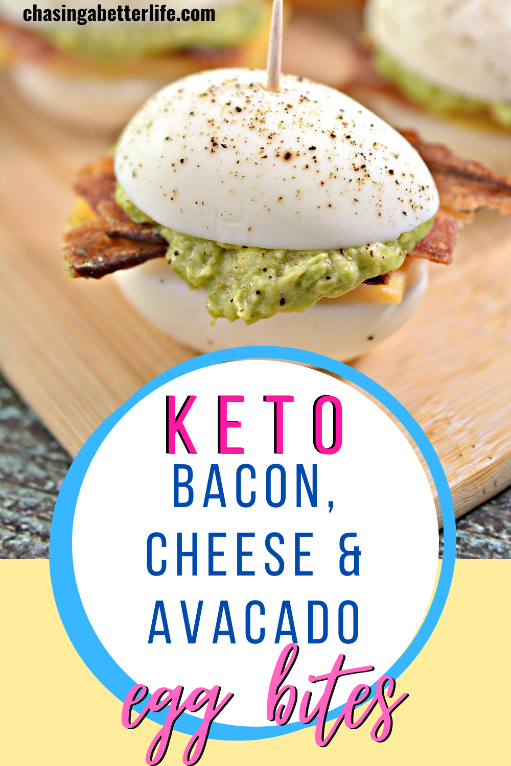 Keto Bacon, Cheese, and Avocado Egg Bites 5