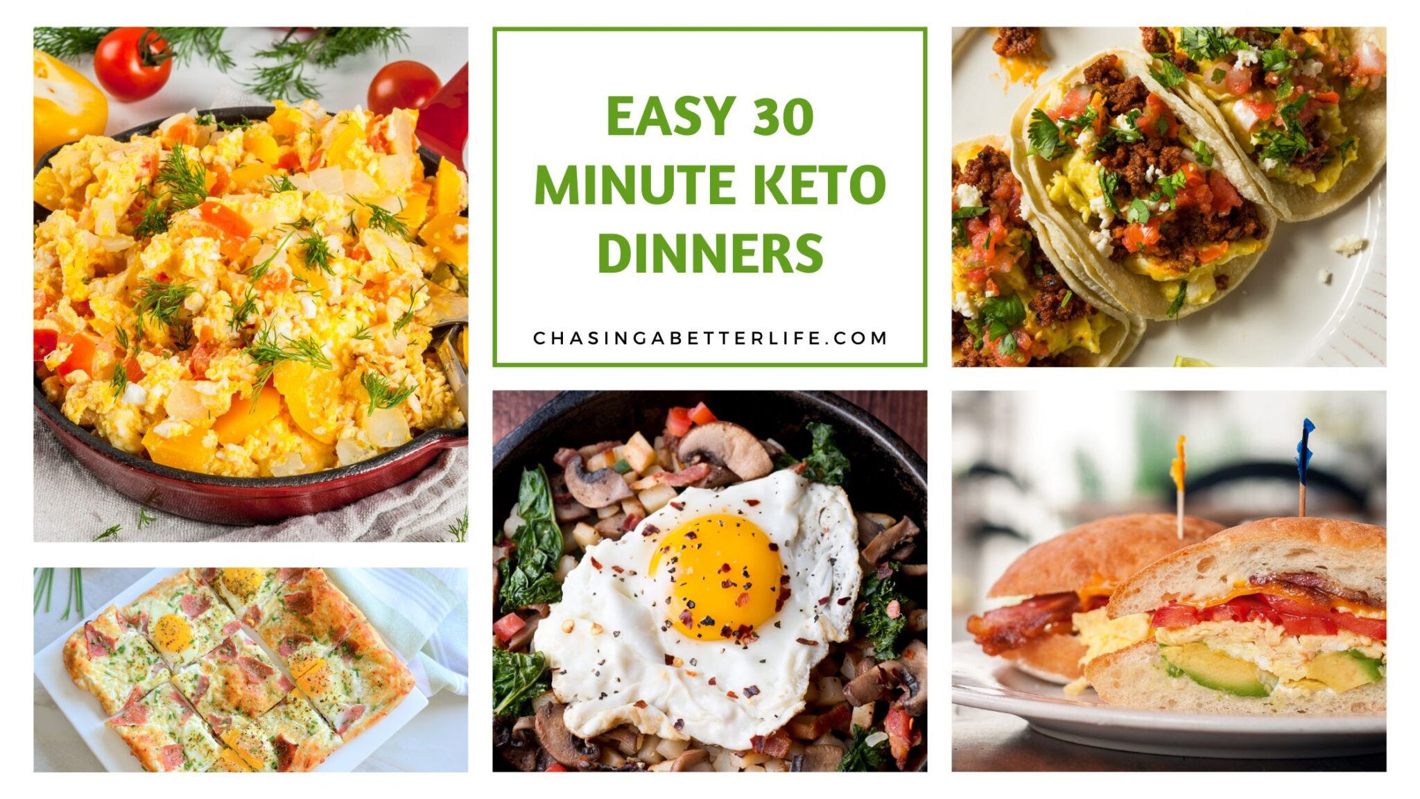 100 Easy 30 Minute Keto Dinners