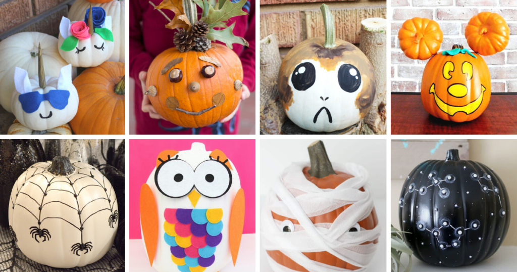 20 No Carve Pumpkin Ideas For Halloween