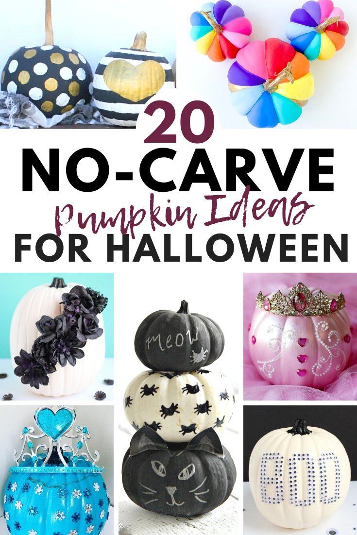 20 No Carve Pumpkin Ideas For Halloween 7