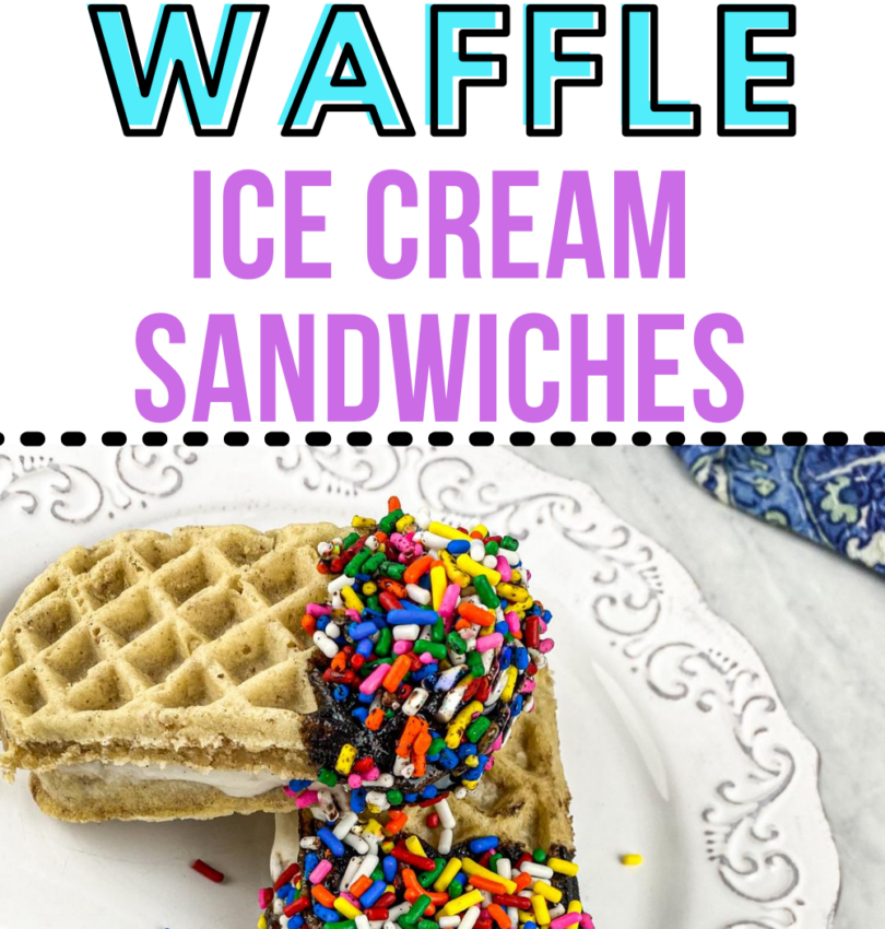 waffle ice cream sandwich