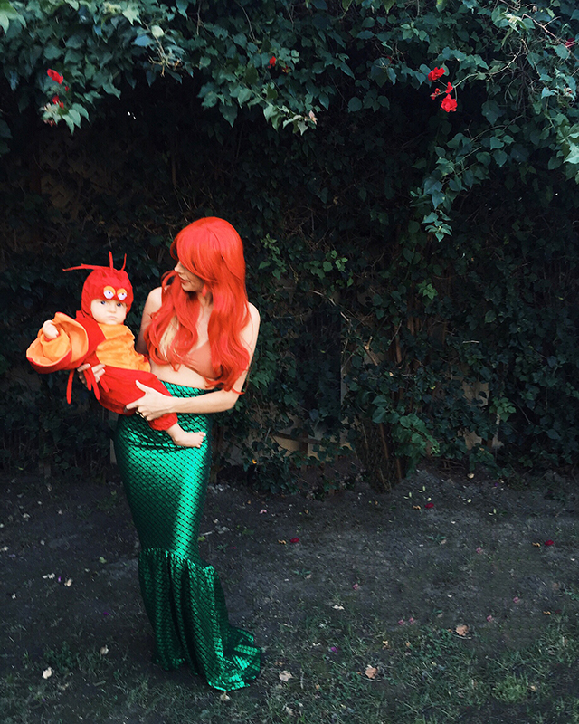 Mommy And Me Halloween Costumes ARIEL AND SEBASTION