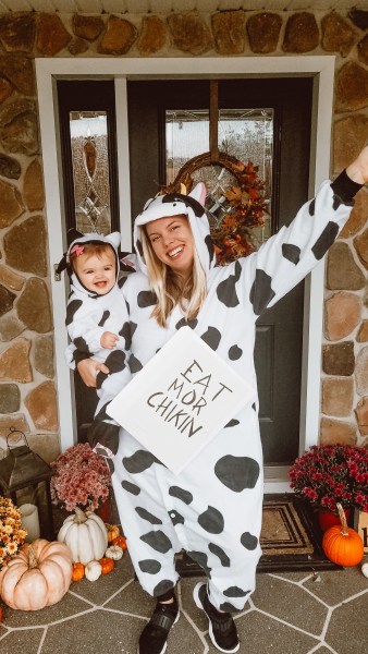 Mommy And Me Halloween Costumes EAT MOR CHIKIN