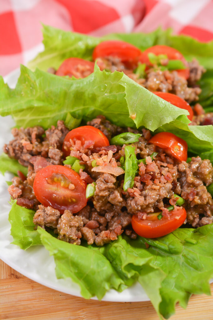 Bacon Cheeseburger Lettuce Wraps