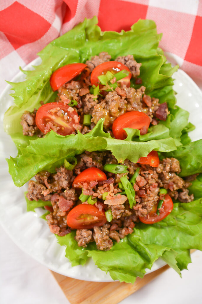 Bacon Cheeseburger Lettuce Wraps