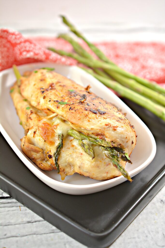 Keto Asparagus Stuffed Chicken