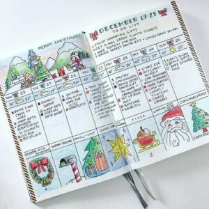 From Wishlists to Wrapping: How a Bullet Journal Can Help You Organize your Christmas Season 5