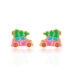 Deck the Halls with Dazzling Earrings: Girl Nation Jewelry Festive Christmas Tree Shopping Cutie Studs 1