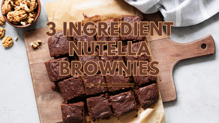 Easy Nutella Brownies: Only 3 Ingredients Needed 2